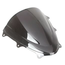 Motorcycle Clear Black Double Bubble Windscreen Windshield ABS Fit For Suzuki GSXR600 GSX-R750 K11 2011-2021