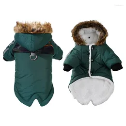 Dog Apparel Pet Clothes Puppy Coat Winter Warm Plus Velvet Jacket Waterproof Reflective Clothing For Small Medium Dogs Cat