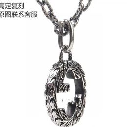 28% OFF New Double G925 Thread Pendant Fashion Silver Couple Necklace