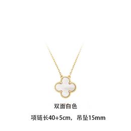 Luxury VanCA Designer Jewellery Accessories Ten Flower Pendant Necklace Lucky Four Leaf Grass 10 Flower Necklace Collar Chain Fritillaria Necklace Agate BD2D