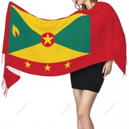 Scarves Grenada Flag Grenadian Scarf Pashmina Warm Shawl Wrap Hijab Spring Winter Multifunction Unisex