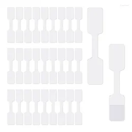 Jewellery Pouches 500Pcs Blank Price Tags Stickers Label For Necklace Earring Identify Rectangle