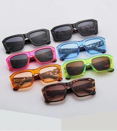 Sunglasses Colourful Square Men Women Blue Travel Shades Purple Female Gafas Green Male Oculos Retro Designer UV400