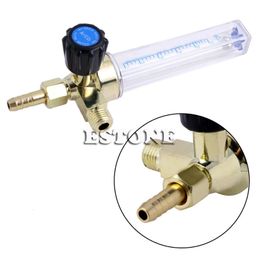 7mm Barb 1/4PT 0.15 MPA Flow Meter Gas Argon Regulator Welding Weld 231229