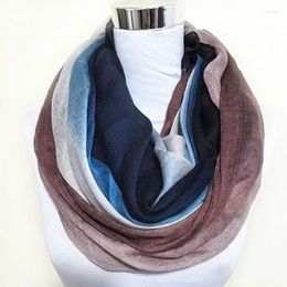 Scarves 10pcs/lot Soft Solid Infinity Scarf For Women Neck Ring Woman Multi Colour Patchwork Shawl