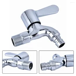 Bathroom Sink Faucets Washing Machine Tap 4-point Interface Stainless Steel Faucet Mop Pool Expansion Multifunctional Accessories