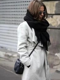 Scarves Winter Simple Tassel Fashion Warm Wool Scarf For Men / Women