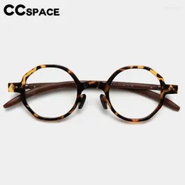 Sunglasses Frames 56995 Vintage Scrub Leopard Optical Spectacle Women Fashion Tr90 Transparent Eyeglass Men Polygon Prescription Spectacles