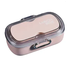 Dinnerware Microwave Container Insulated Bento Interior Made From Stainless Steel Compartments Ideal For Portion Control