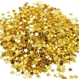 Party Decoration 6000pcs 6mm Star Confetti Glitter Metallic Foil Stars Table For Wedding Festival Decorations DIY Craft(Golden)