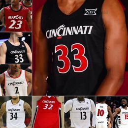 Customzied Dan Skillings Jr. College Cincinnati Bearcats basketball jersey Custom Any Name Number Men Women Youth Jerseys ALL STITCHED Day Day Thomas Jizzle James