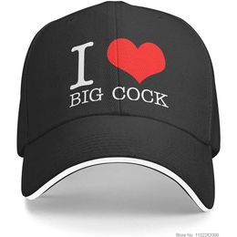 Adjustable I Love Cock Beer Hat Baseball Cap Golf Cap for Men Women