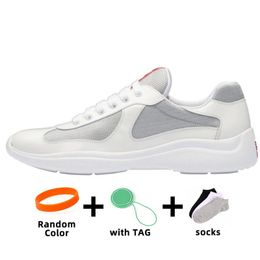 Designer Americas Cup Men's Casual Shoes Runner Women Sports Shoes Low Top Sneakers Shoes Men Rubber Sole Fabric Patent Leather Wholesale Discount Trainer 38-46 yh