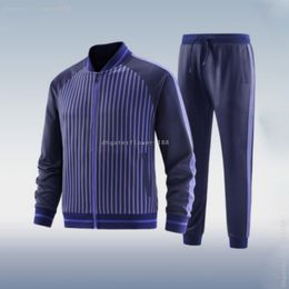 Men's Tracksuits Fall Winter New Hot Sale Turtleneck Zip Cardigan Set Trendy Casual Two Piece Long Sleeve Pants Set