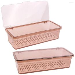 Kitchen Storage 2 Pcs Extended Section Cutlery Box Pallet Silverware Drying Basket Pp Utensil Holder