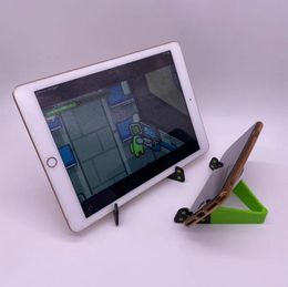 Portable Universal Foldable Adjustable V Shape Lazy Phone Holder For Tablet Holders For All Cell Phones