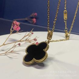 Designer Jewellery Luxury VCF Fashion Accessories Ten Flower Pendant Necklace Lucky Four Leaf Grass 10 Flower Necklace Collar Chain Fritillaria Necklace Agate EKR6