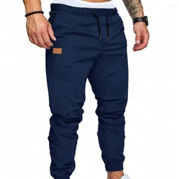 Men's Pants Solid Casual Pockets Harem Cargo Leggings Man Hip Hop Joggers Streetwear Sweatpants