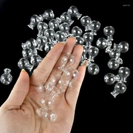 Bottles Mini Cork Stopper Small Empty Glass Bottle Clear Drifting Wishing Wedding Birthday Party Jars 10pcs