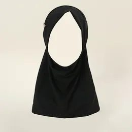 Scarves Islamic Women Headscarf Muslim Solid Colour Turban Arab 50 40CM Wear Directly Instant Hijab Cosy Khimar