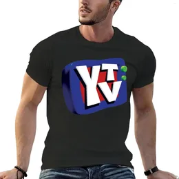 Men's T Shirts YTV Logo Classic T-Shirt Anime Cute Tops Designer Shirt Men