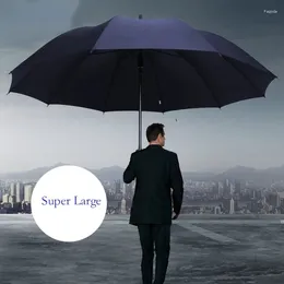 Umbrellas Super Large Folding Umbrella All-weather For Three People 10 Bone Reinforced UV Protection Sunscreen