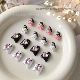 Nail Art Decorations 2Pcs/set DIY Ornaments Halloween Ghost Supplies Manicure Material Accessories