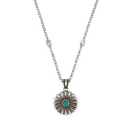 30% OFF Gujia's new 925 sterling silver used oiled sunflower necklace Turquoise fashion jewelry