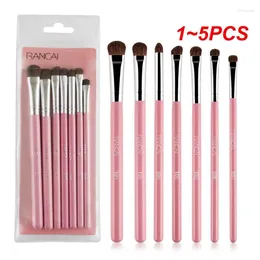 Makeup Brushes 1-5PCS RANCAIEyeShadow Set Natural Horse Pony Hair Cosmetics Blending Smudge Shader Beauty Kit