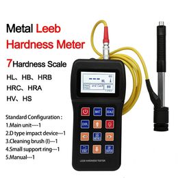 Professional Portable Digital leeb hardness tester for metal stainless steel copper Aluminium Hardness tester HL HB HRB HRC HRA 231229