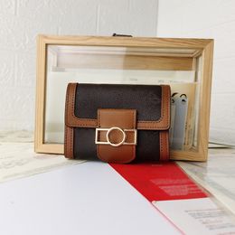 2024 New fashion mini wallet credit card holder coin purse with box and dust bag New autumn and winter small bag High quality waist bag flap shopping bag