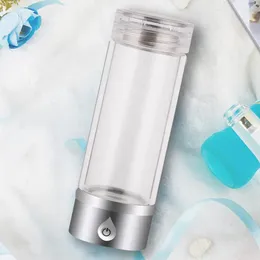 Wine Glasses Portable Hydrogen Water Ioniser Bottle Generator With Rapid Electrolysis Usb Rechargeable Technology For Ionised