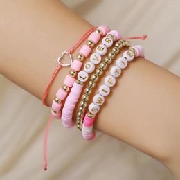 Strand 5PACK Eras Tour Friendship Exchange Bracelet For Cancer Pink 2024 Beaded Set -Stocking Stuffer Christmas Gift