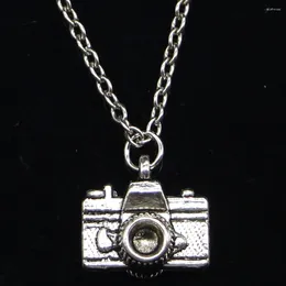 Chains 20pcs Fashion Necklace 15x14mm Camera Pendants Short Long Women Men Colar Gift Jewellery Choker