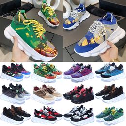 Luxury Italy Designer Casual Shoes Chain Reaction Platform Shoe Men Shoes ODISSEA Sneakers Women Trainer Platform Sneaker Rubber Trainers Thick Soles Shoes