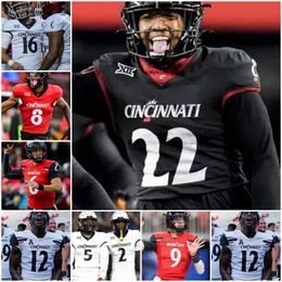 Customize Landon Fickell Cincinnati Bearcats Football Jersey College Corey Kiner Evan Prater Jack Perry Alec Pierce Michael Pitts Bryan Wright Tavion Thomas