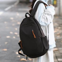 School Bags Fashion Trend Backpack Woman Nylon Daypack Laptop Large Capacity Outdoor Travel Student Book Schoolbag Casual Shoulder