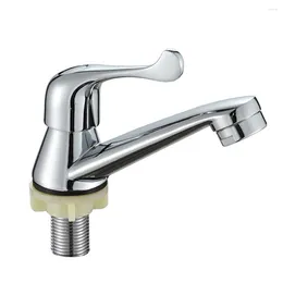 Bathroom Sink Faucets Basin Single Cold Water Tap Zinc Alloy Washbasin Faucet Home Kitchen Deck Mounted