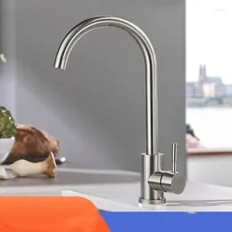 Kitchen Faucets For Convenience Cold And Brushed Nickel Faucet Deck Mounted Mixer Sink Tap Stainless Steel