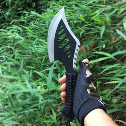 All steel rope handle camping axe with high hardness portable small outdoor multifunctional survival tool