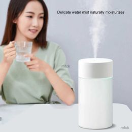 Humidifiers 260ML Portable Air Humidifier Mini Car Humidifier Aromatherapy Diffuser Sprayer USB Essential Oil Atomizer LED Lamp