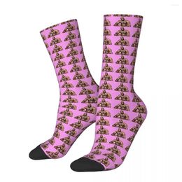 Men's Socks Barry Wood Sitting On Bed Pink Background Harajuku Sweat Absorbing Stockings All Season Long For Man Woman