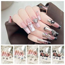 Nail Art Decorations Charms Love Shape Crystal Rhinestone Stones Jewelry For Acrylic Designer Accessories Decor 3D