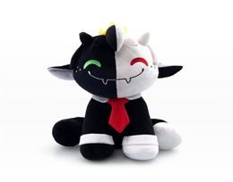 25 cm new Ranboo Sit plush toy black and white lamb doll boys girls Christmas toys233M6553650