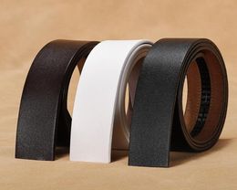Belts Brand 100 Pure Cowhide Belt Strap No Buckle Real Genuine Leather Without Automatic For Men High Quality2271457