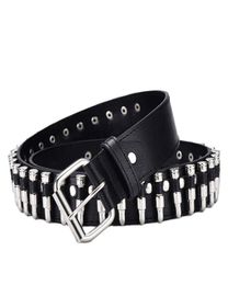 Belts Garment Studed Rivet Belt Style Fashion Decoration Goth Jeans Steam Punk Rock Show Waist Parts Apparel Accessories7513514