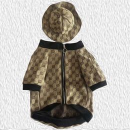 Designer Dog Clothes Warm Dog Apparel Classic Letter Pattern luxury Dog Jacket Warm Puppy Hoodie for Cold Weather Soft Pet Coats for Small Dogs CSG2401024-8