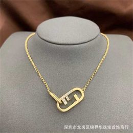 18% OFF Family F Letter Advanced Sense Fashion New Fenjia Necklace Jewellery Earrings