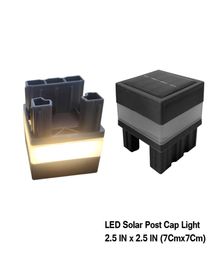 25x25 LED Solar Garden Lights Outdoor Post Cap lamp Night Lamps For Wrought Iron Fencing Front Yard Backyards Gate Landscaping R3861999