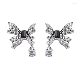 Stud Earrings Eetit Exquisite Glass Butterfly Earring For Women High Quality Zinc Alloy Prevent Allergy Stylish Jewellery Accessories